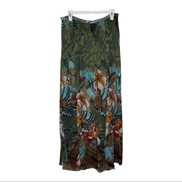 i jeans by Buffalo Dresses & Skirts - I JEANS BY BUFFALO Skirt Size 12 Multicolor Military Jungle Floral Print Maxi